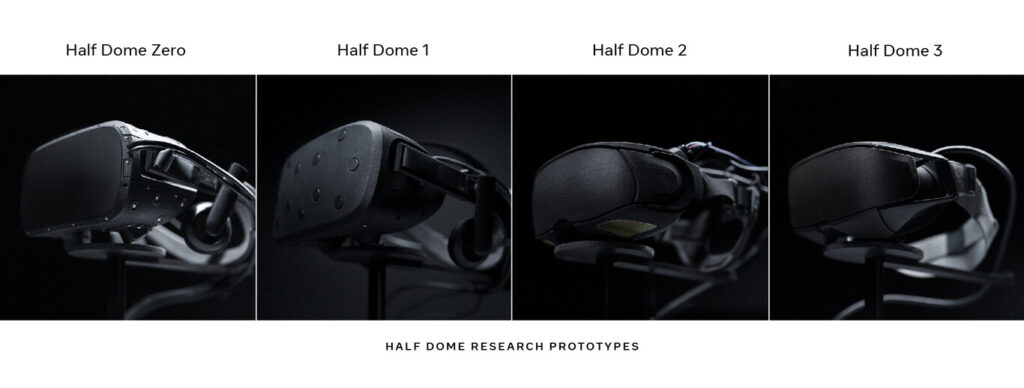 Prototipos de Half Dome: Fuente: Meta