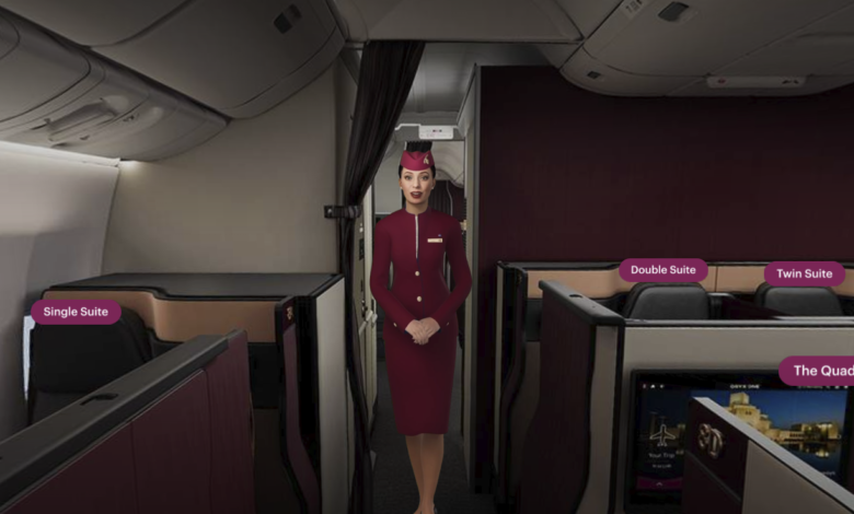 Metaverso de Qatar Airways actualiza las vistas previas